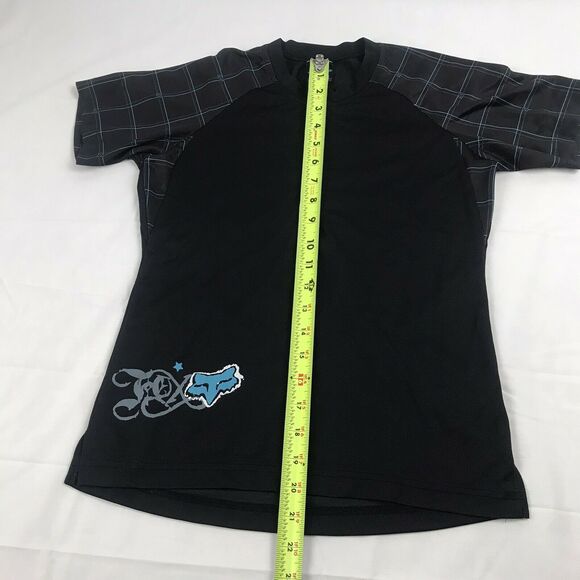 fox racing cycling jersey size small black and blue - Picture 8 of 12